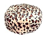 Leopard Print Round Throw Pillow