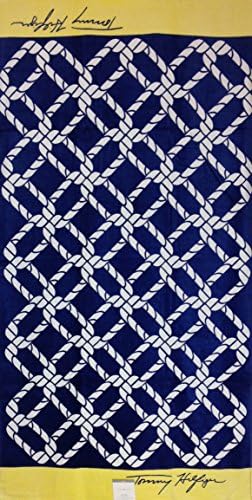 Tommy Hilfiger Beach Towel, Oversized, Geo Knot