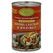 Pacific Natural Foods Organic Savory Chicken & Wild Rice Soup, 14.5-Ounce Cans (Pack of 12)