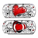 My Heart Design Decorative Protector Skin Decal Sticker for PSP Slim & PSP Lite PSP2000