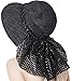 Supergirl Women's Cotton Sun Hats Spring Summer Topee UPF 50+ Floppy Beach Hats