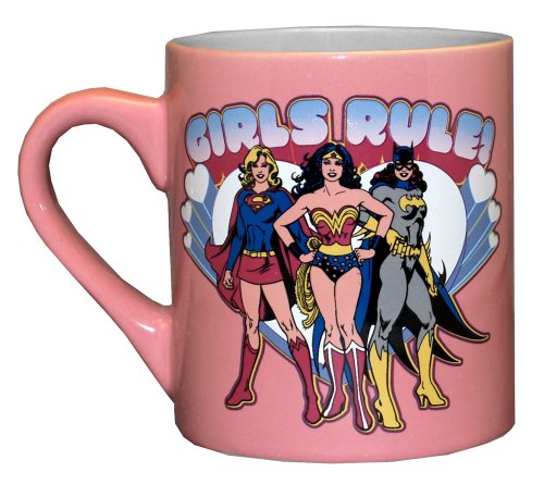 DC Comics 14oz Ceramic Mug - DC Girls Rule On Sale