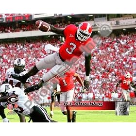 D.J. Shockley Univserity of Georgia Bulldogs 2005 Action by Unknown. Size 20.00 inches width by 16.00 inches height. High Quality Art Poster Print