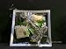 Purim Gift Basket Silver Edged Glass Plate