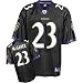 Willis McGahee Jersey: Reebok Black Replica #23 Baltimore Ravens Jersey - Large