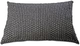 Review J-Life International, Inc. P000-F28 / Japanese Buckwheat Hull Pillow - Soba Gara Makura - Navy Asa No Ha #2 Design