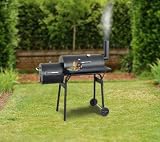 Tepro 1038 Holzkohlengrill Wichita - mit seitlicher Brennkammer