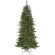 7' Pre-Lit Slim Newport Mixed Pine Artificial Christmas Tree - Clear Lights