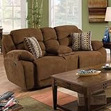 IMAGE OF Catnapper Bradshaw Reclining Console Sofa with Storage and Cupholders