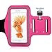iPhone 6 / 6s Armband, iXCC Trek Series Sport Running Sweatproof Armband with Dual Arm-Size Slots for iPhone 6, 6s, 5s, 5, 5c, iPod MP3 Player - Pink
