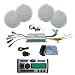 Pyle Mega CD/MP3 Audio & Speakers Package for Boat/Car/Truck/SUV -- PLCDMR97 1.5-Din AM/FM Receiver CD/CDR/MP3/AM-FM Marine Grade Player + PLMRKT4A 4 Channel Waterproof MP3/ iPod Amplified 6.5'' Marine Speaker System.