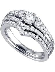 1.01CT-DIA 0.34CT-CRD BRIDAL SET