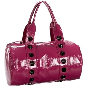 Buy Betsey Johnson Hold Stud-Y Barrel Bag by Betsey Johnson