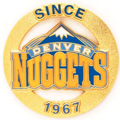DENVER NUGGETS OFFICIAL LOGO LAPEL PIN