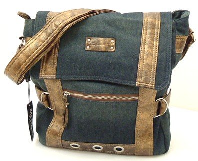 blau braun BAG STREET Handtasche Umhängetasche
