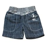 IKKS - Navy Elastic Waist Shorts (size 4)