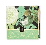 Lady Jayne Foil, Glitter and Gem Embellished Covered Memo Pad with Pen, Olvia (Pack of 2)