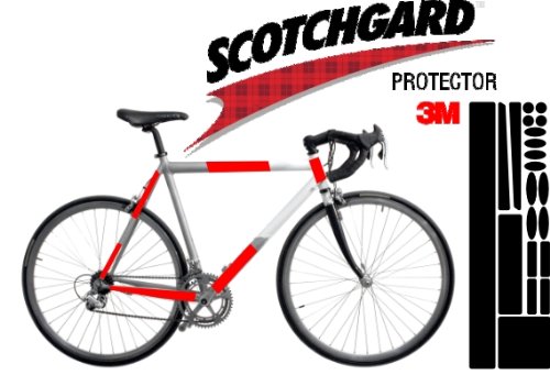 3M Lackschutz Folie Schutz für Fahrrad schwarz (Bogen gross ca. 0,44mm stark/ 170x560mm)