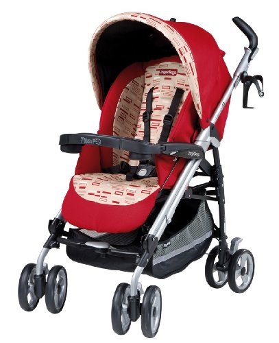 Peg-Perego 2010 Pliko P3 Stroller, Red Step