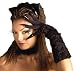 Sophisticats Long Black Cat Gloves with Claws