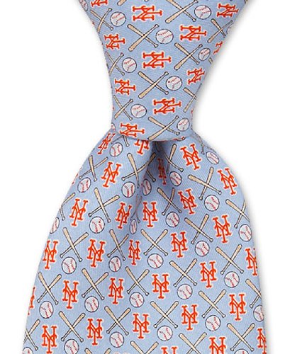 MLB New York Mets Neck Tie (Light Blue)