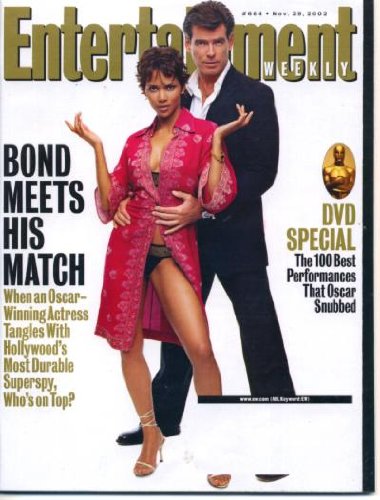 Entertainment Weekly November 29 2002 James Bond 007, Halle Berry, Pierce Brosnan, Michael Crichton, The Osbournes