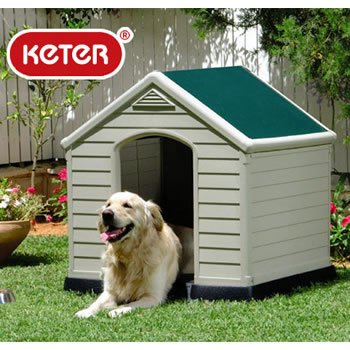 【おしゃれ犬小屋 激安】KETER（ケター）　樹脂製犬小屋