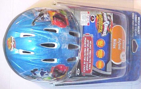 Childrens Toyshop  Toys : {Pwer Rangers Operation Overdrive Child Blue Bicycle Helmet Value Pack