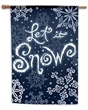 Toland, Let It Snow Garden Flag, 12.5 x 18, #117280