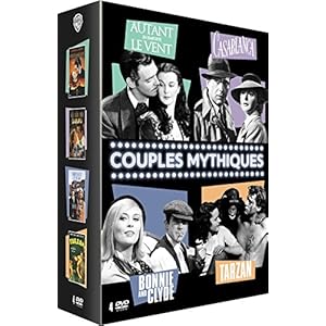 Couples mythiques - Autant en emporte le vent + Casablanca + Bonnie and Clyde + Tarzan
