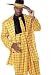 Mens Adult Halloween Costumes Pimp Gangster Zoot Suit L Adult Mens Large (fit 42-44)