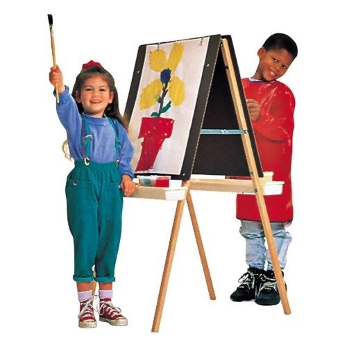 See Quartet Double Panel Easel, Height Adjustable, Na