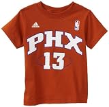 NBA Toddler Phoenix Suns Steve Nash Short Sleeve Name & Number Tee - R4A3Et-V (Orange, 4T)