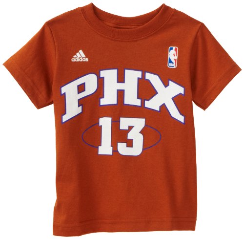 NBA Toddler Phoenix Suns Steve Nash Short Sleeve Name & Number Tee - R4A3Et-V (Orange, 2T)