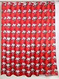 Santa Claus Fabric Shower Curtain - Christmas Bath Theme