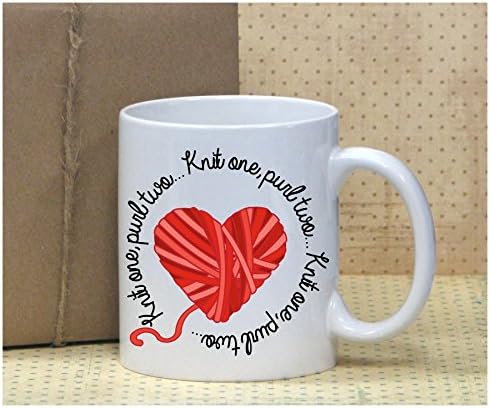 11 or 15 oz Mug - Knit One, Purl Two - Expression Avenue