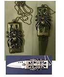 Spider Necklace Knife Black Widow Blade