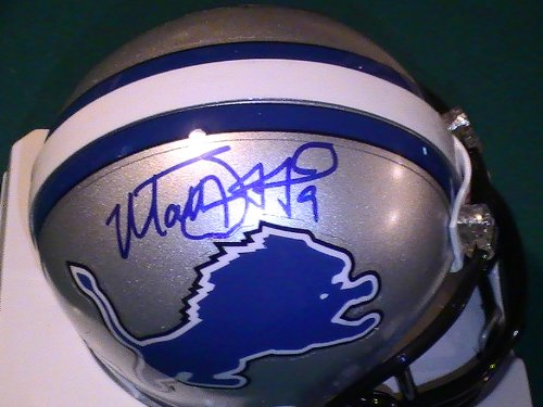 MATTHEW STAFFORD SIGNED AUTOGRAPHED DETROIT LIONS MINI HELMET COA + HOLOGRAM