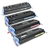 HP Q6000A, Q6001A, Q6002A, Q6003A (HP Color Series) Remanufactured 2,000~2,500 Yield Black, Cyan, Yellow, Magenta Toner Cartridge 4 Pack - Retail