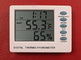 Wine Cellar Thermometer/Hygrometer (measures temperature & relative humidity)