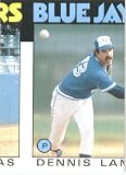 1986 Topps # 219 Dennis Lamp Toronto Blue Jays Baseball Card