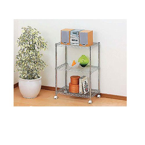 セール：&Lt;超特価44%OFF特別セール！！&Gt;◆幅55cm&times;奥行35cm◆メタルシェルフ（ポール直径19mm・