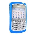 BlackBerry 8300 8310 8320 Curve PDA OEM Original Rubber Blue Skin Case - HDW-13840-004
