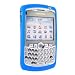 BlackBerry 8300 8310 8320 Curve PDA OEM Original Rubber Blue Skin Case - HDW-13840-004