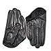 May&Maya Women's Fashion Five-Finger Real Leather Half Gloves