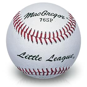 Click here to buy Macgregor 76SP Little League Baseballs (One Dozen).