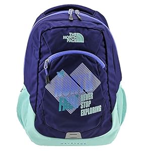 The North Face Haystack Backpack (Starry Purple/Surf Green)