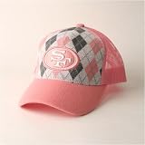 Reebok 49ers Argyle Trucker Baseball Cap - Pink