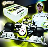 NEW SCALEXTRIC CAR C3047A BRAWN GP JENSON BUTTON F1 LTD