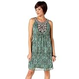 Misses Another Thyme Sleeveless Bead Neck Dress